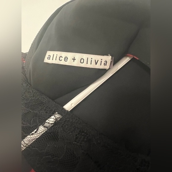 Alice + Olivia Lotus Flower Printed Sleeveless Dress- Size 0; Like New - Picture 8 of 12